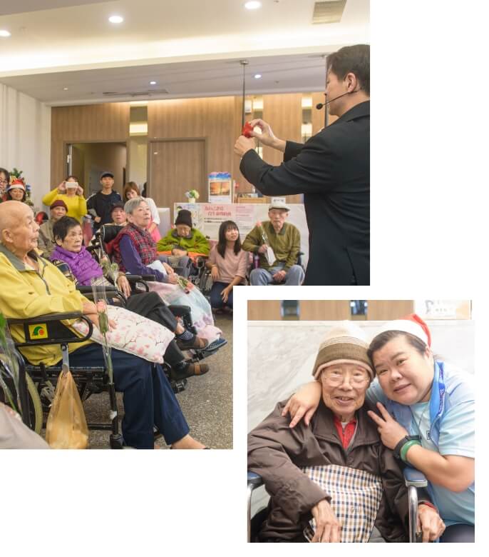 馨禾桃園養護中心豐富的休閒娛樂課程與貼心陪伴服務